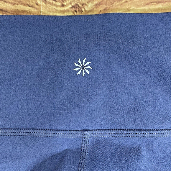 Athleta Leggings Womens Small Blue Light Blue Active Wear Gym Yoga - Picture 9 of 9